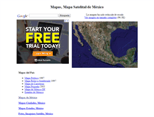 Tablet Screenshot of mapa-mexico.com